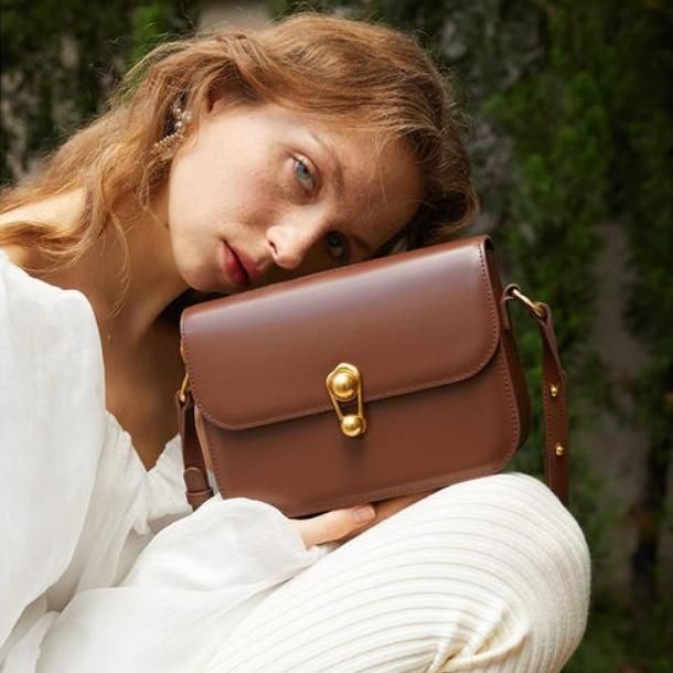 leather crossbody shoulder bag - MRSLM