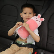 cartoon car seat belt pillow for kids, view 6 - MRSLM