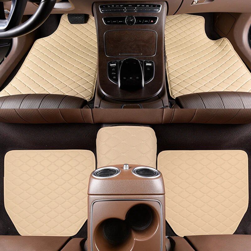 Universal leather car floor mats, view 13 - MRSLM