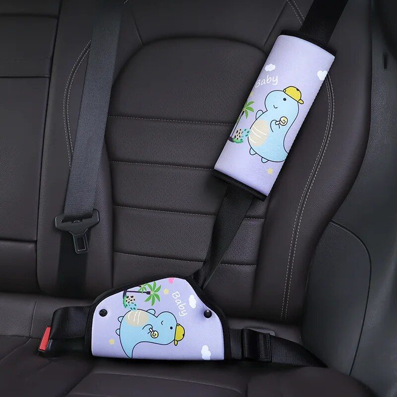 kids car seatbelt cover cartoon, view 6 - MRSLM