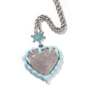 oil drip love sweater necklace, view 7 - MRSLM