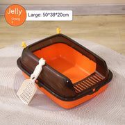oversized cat litter box with antlers, view 3 - MRSLM