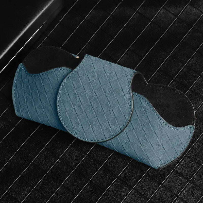 plaid car sunglasses holder, view 5 - MRSLM