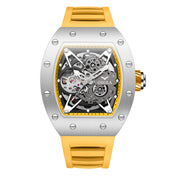 men's silicone band automatic watch, view 3 - MRSLM