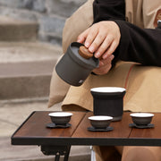 portable camping tea set, view 6 - MRSLM