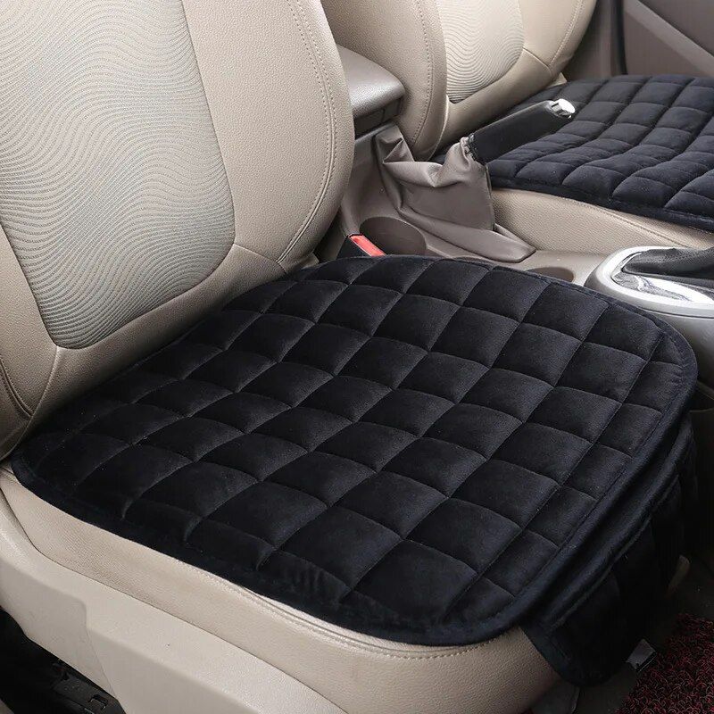 Universal Car Seat Cover: Warm, Anti-slip Cushion for Front & Rear Seats