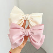 Satin bow hairpin hair clip, view 7 - MRSLM