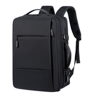 expandable travel backpack with usb port, view 2 - MRSLM