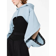 hooded open sleeve sweatshirt, view 2 - MRSLM