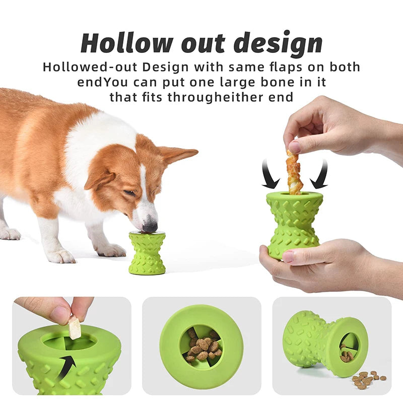 Food dispensing dog chew toy, view 5 - MRSLM