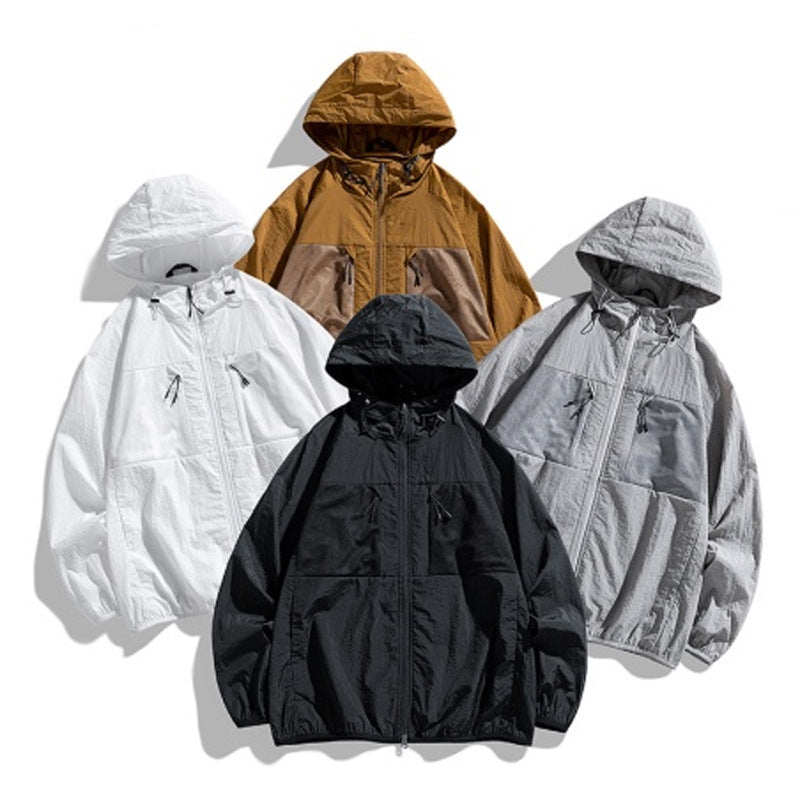 men's loose ice silk coat, view 4 - MRSLM