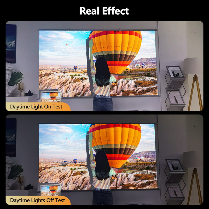 Smart WiFi projector with auto focus, view 9 - MRSLM
