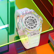 Men's transparent automatic mechanical watch - MRSLM