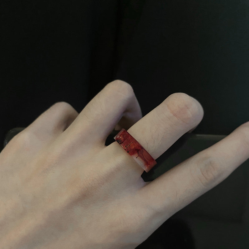 halo dyed crystal resin ring - MRSLM
