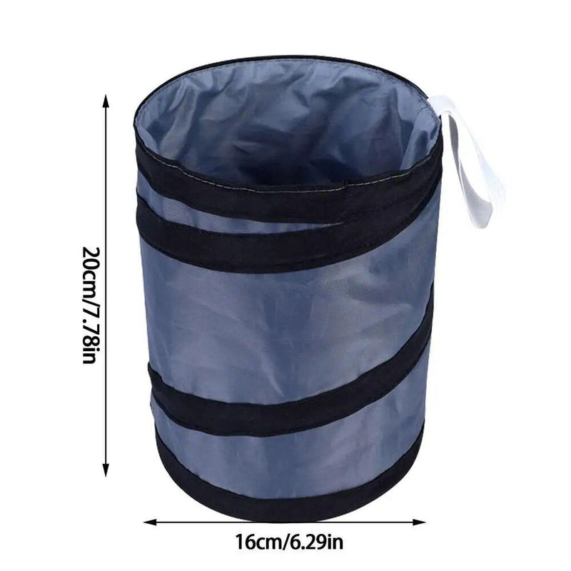 compact collapsible car trash can, view 2 - MRSLM