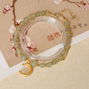women's hetian jade rabbit bracelet, view 5 - MRSLM