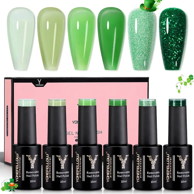 eucalyptus pastel green nail polish set - MRSLM