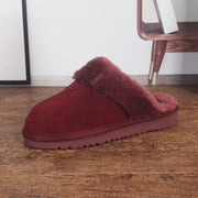 cowhide warm slippers, view 15 - MRSLM