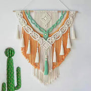 bohemian hand-woven wall tassel, view 9 - MRSLM