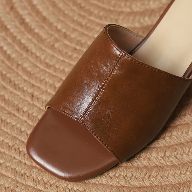 thick heel open toe sandals for women, view 9 - MRSLM
