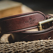 genuine leather pin buckle belt for men, view 6 - MRSLM