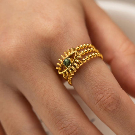devil's eye adjustable ring - MRSLM