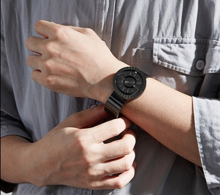 men's steel strap sports watch, view 5 - MRSLM
