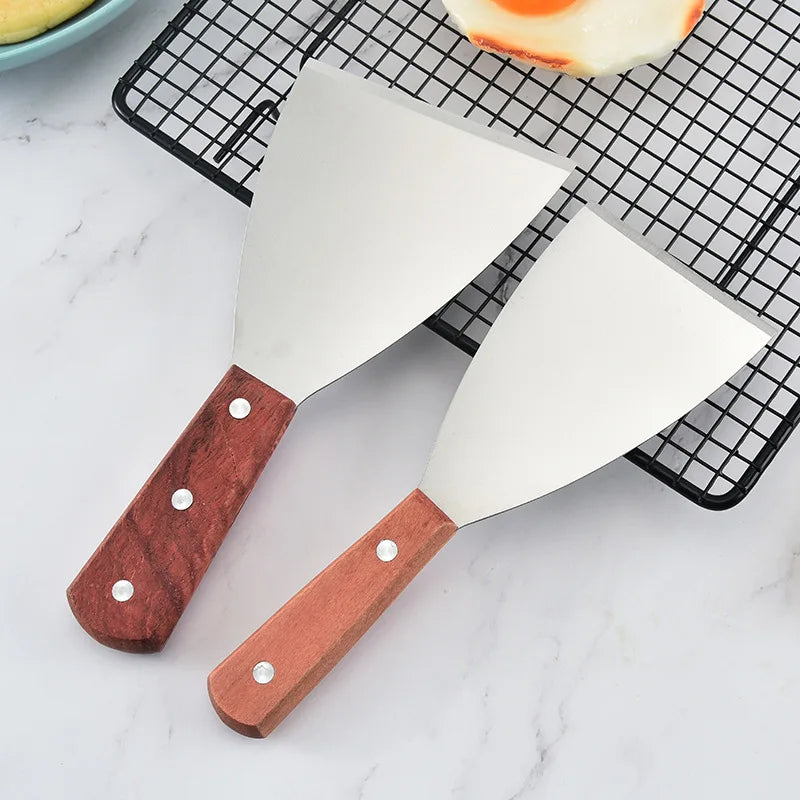stainless steel wide kitchen spatula, view 6 - MRSLM