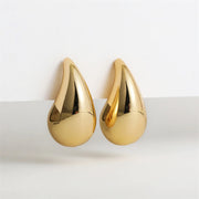 chunky vintage teardrop earrings, view 3 - MRSLM