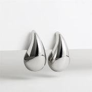 chunky vintage teardrop earrings, view 2 - MRSLM