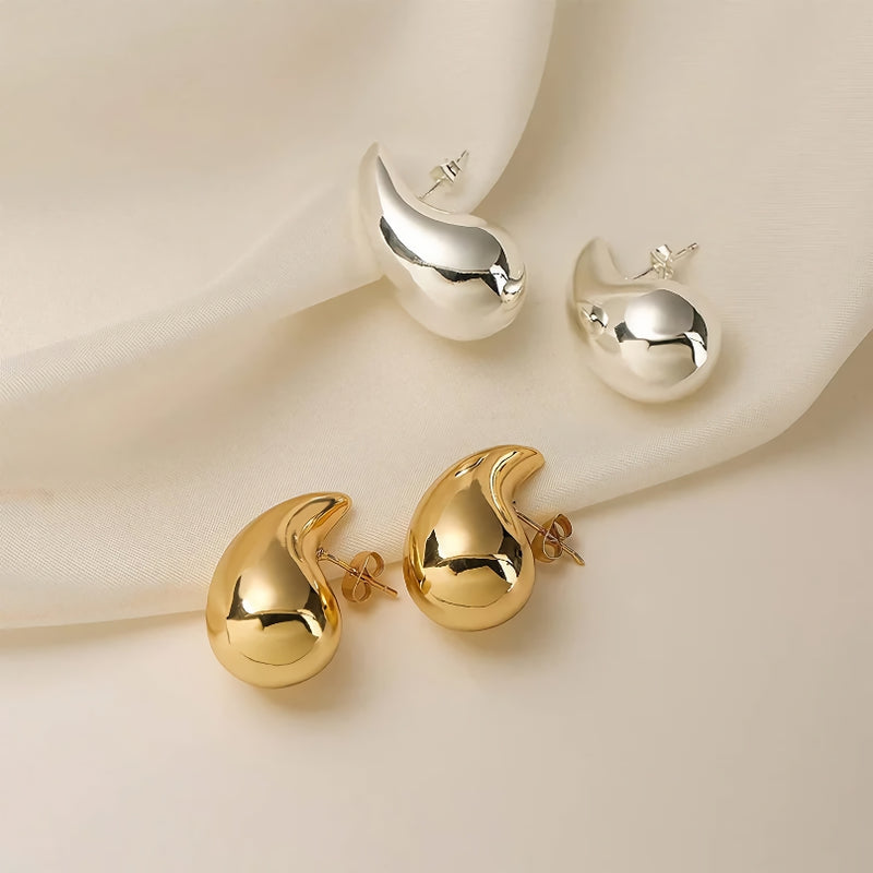 chunky vintage teardrop earrings - MRSLM