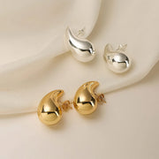 chunky vintage teardrop earrings, view 4 - MRSLM