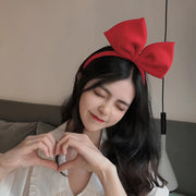 red and black bow knot hairband, view 6 - MRSLM