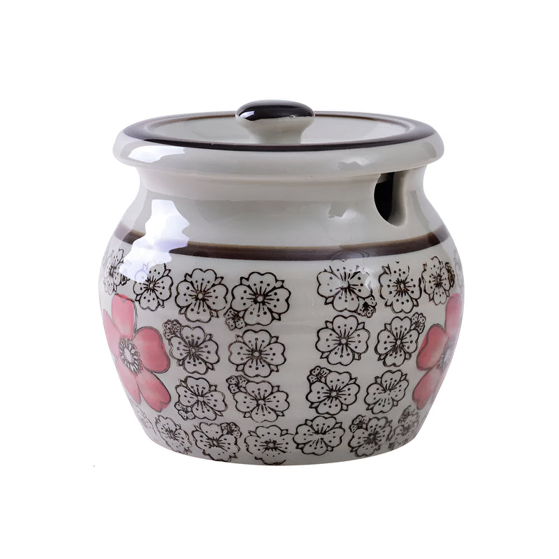 ceramic salt shaker and seasoning jar, view 3 - MRSLM