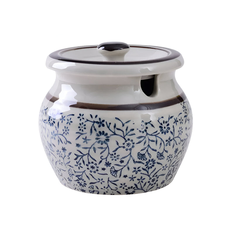 ceramic salt shaker and seasoning jar, view 4 - MRSLM