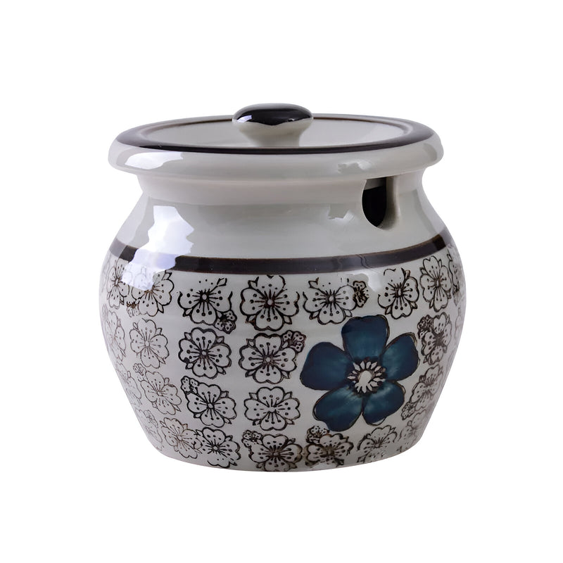 ceramic salt shaker and seasoning jar, view 2 - MRSLM