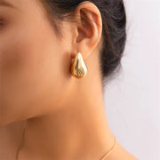 chunky vintage teardrop earrings, view 7 - MRSLM