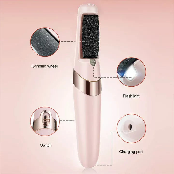 Rechargeable electric foot file, view 5 - MRSLM