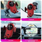 Universal wireless car charger air outlet mount, view 10 - MRSLM