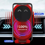 Universal wireless car charger air outlet mount, view 8 - MRSLM