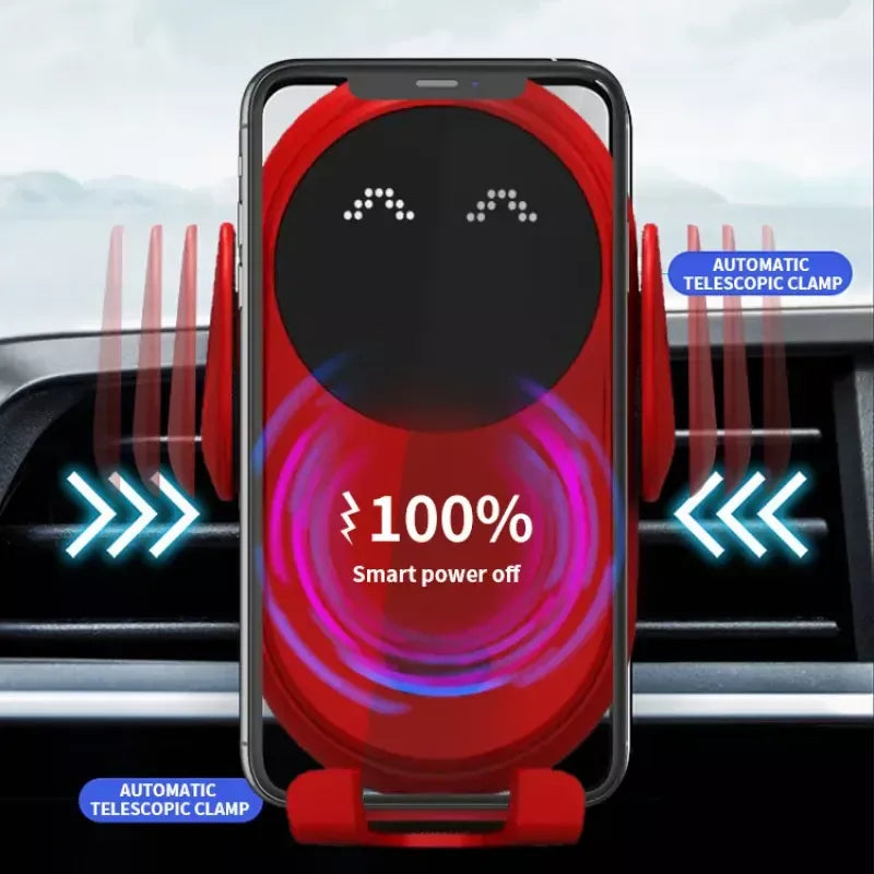 Universal wireless car charger air outlet mount, view 8 - MRSLM