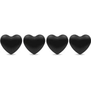 heart shaped 3d metal decal, view 2 - MRSLM