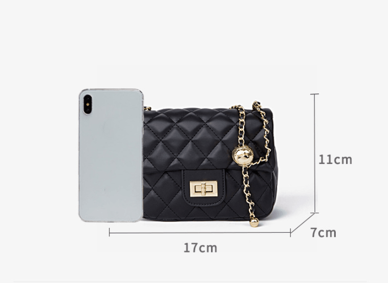 women's one shoulder rhombus bag, view 5 - MRSLM