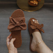 Women's flat bow slippers, view 2 - MRSLM
