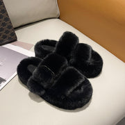 Women's thick-soled plush slippers, view 6 - MRSLM