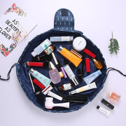 Drawstring makeup organizer pouch, view 3 - MRSLM