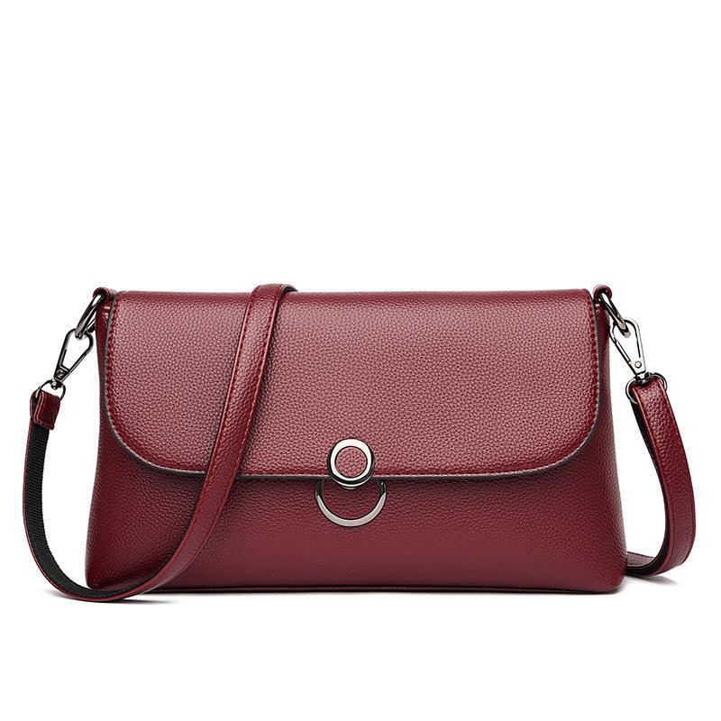 PU one-shoulder messenger bag, view 3 - MRSLM