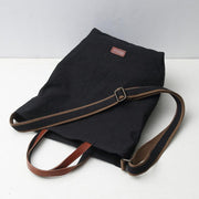 women's canvas messenger bag, view 8 - MRSLM
