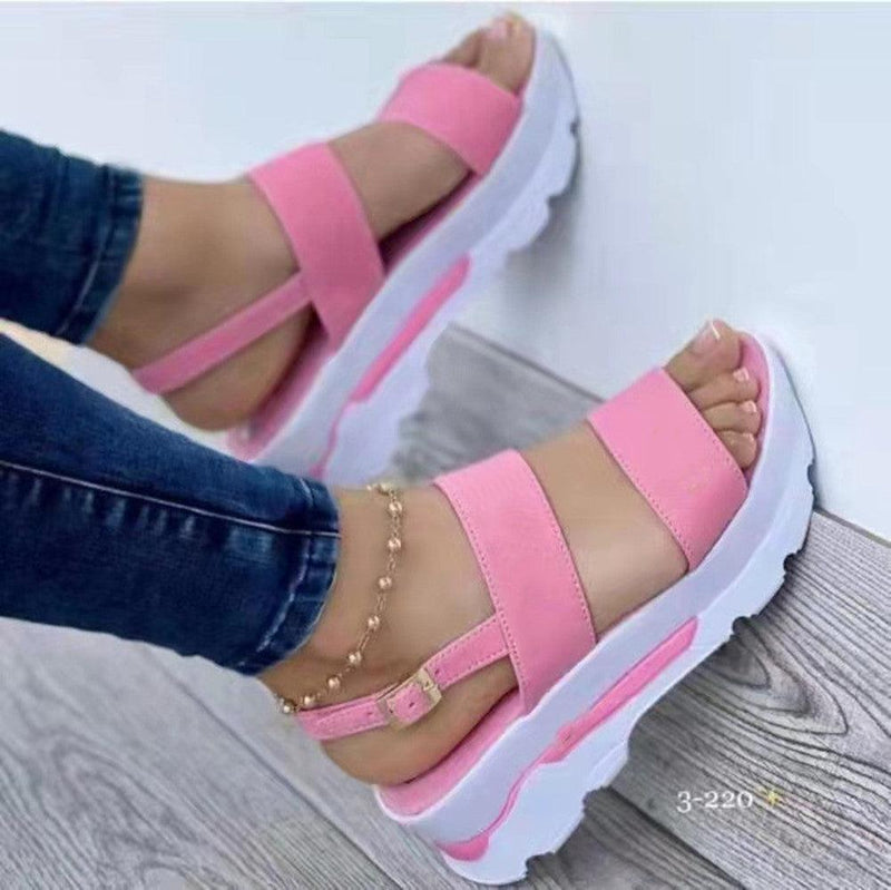 women's platform casual sandals, view 2 - MRSLM