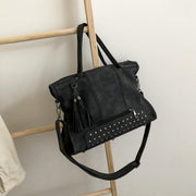 retro large diagonal women's bag, view 10 - MRSLM
